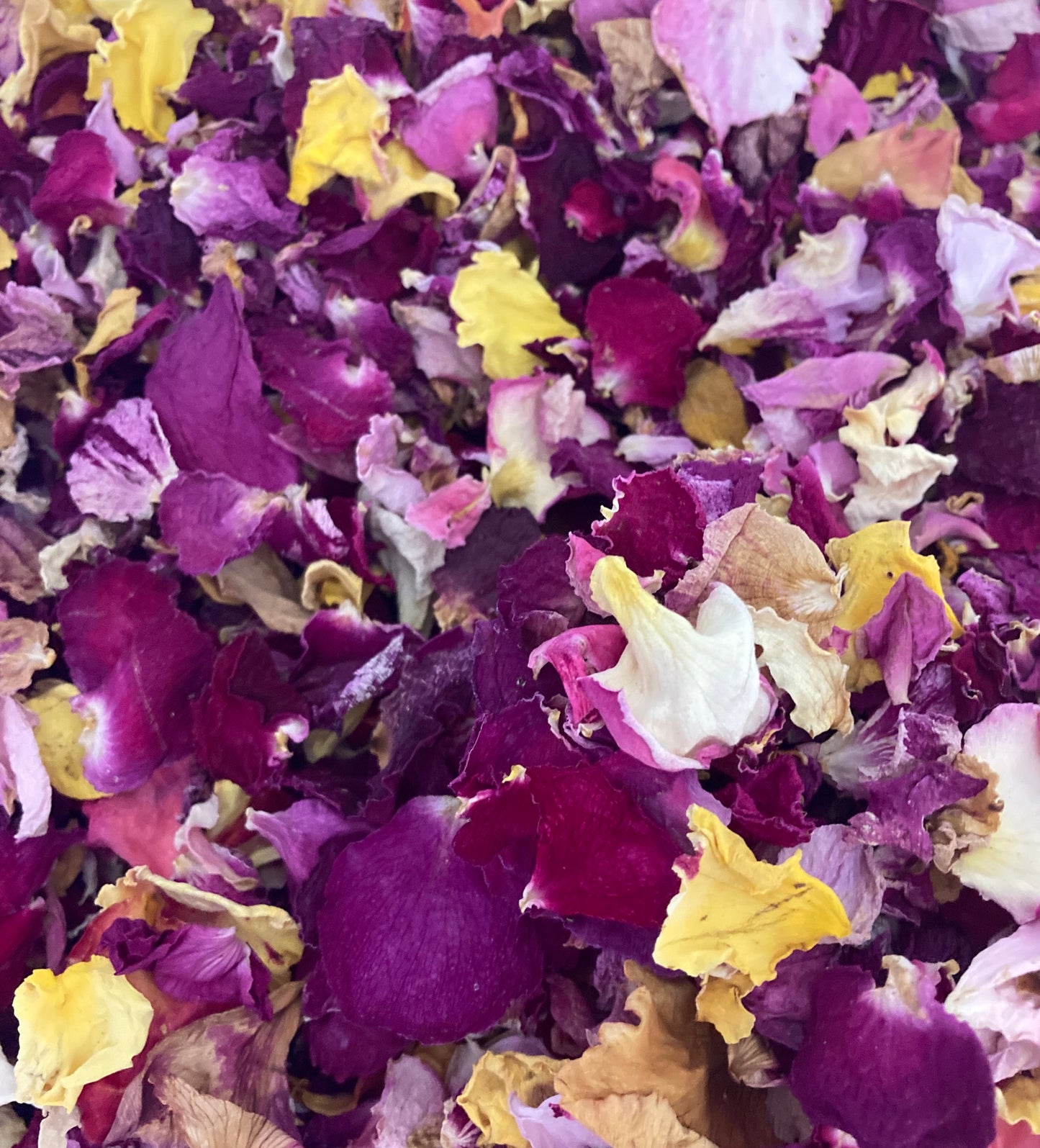 Dried Rose Petal Confetti - 5 Litres