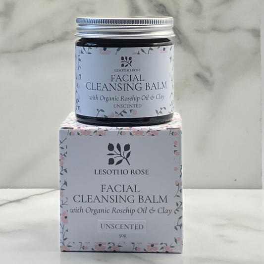 Organic Rosehip Oil and Clay Cleansing Balm - Unscented