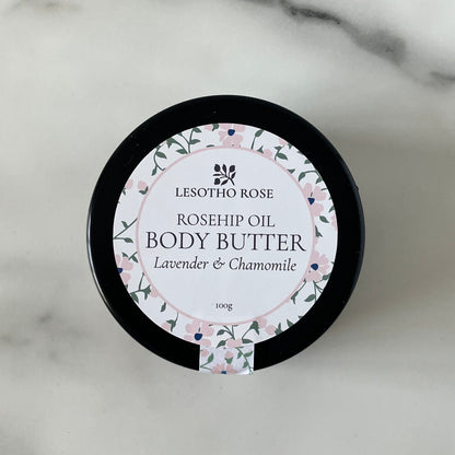 Lavender and Chamomile Rosehip Oil Body Butter