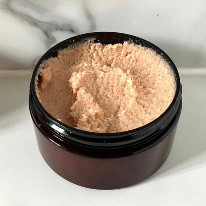 Himalayan Salt Body Scrub with Organic Rosehip Oil - Grapefruit & Geranium